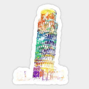 Leaning Tower of Pisa Sticker